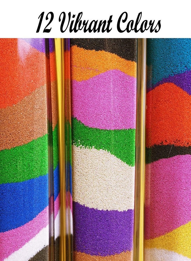 53 Arts 12 Colored Sand for Sand Art, Color Sand for Kids for Craft Sand Projects - Image 4